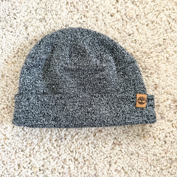 Timberland Gray Knit Beanie - Picture 1 of 3